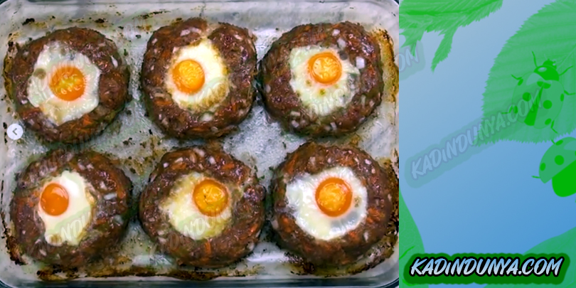 Yumurtalı ve Havuçlu Fırında Köfte tarifi