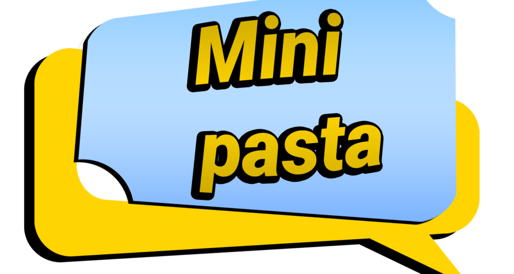 Mini pasta tarifi