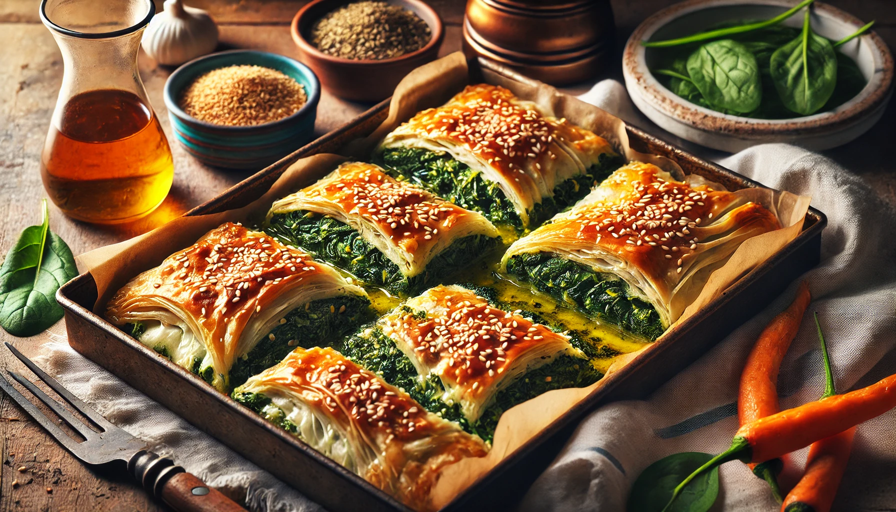 Ispanaklı Börek Tarifi