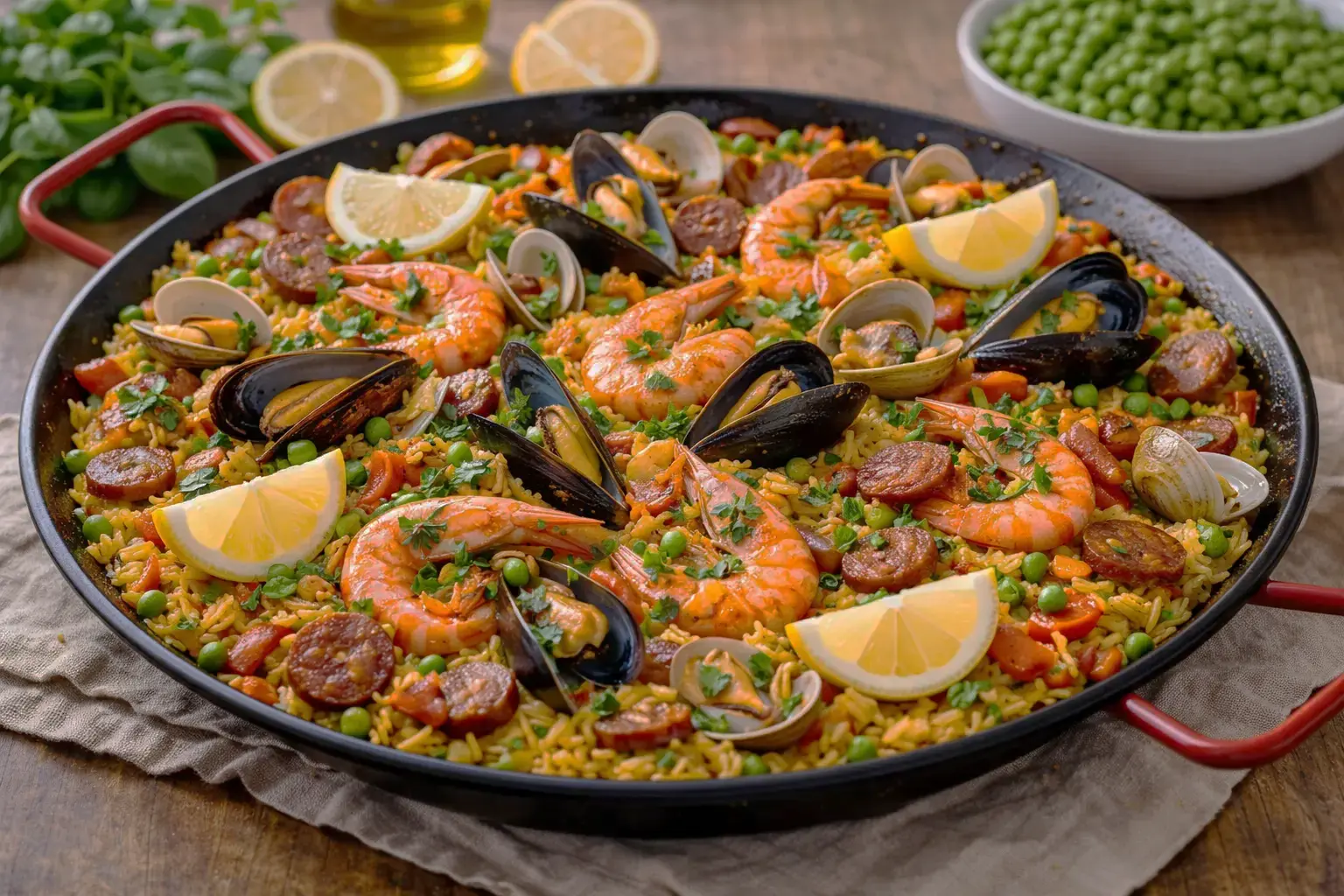 İspanyol Paella Tarifi: Deniz Mahsullü Şölen