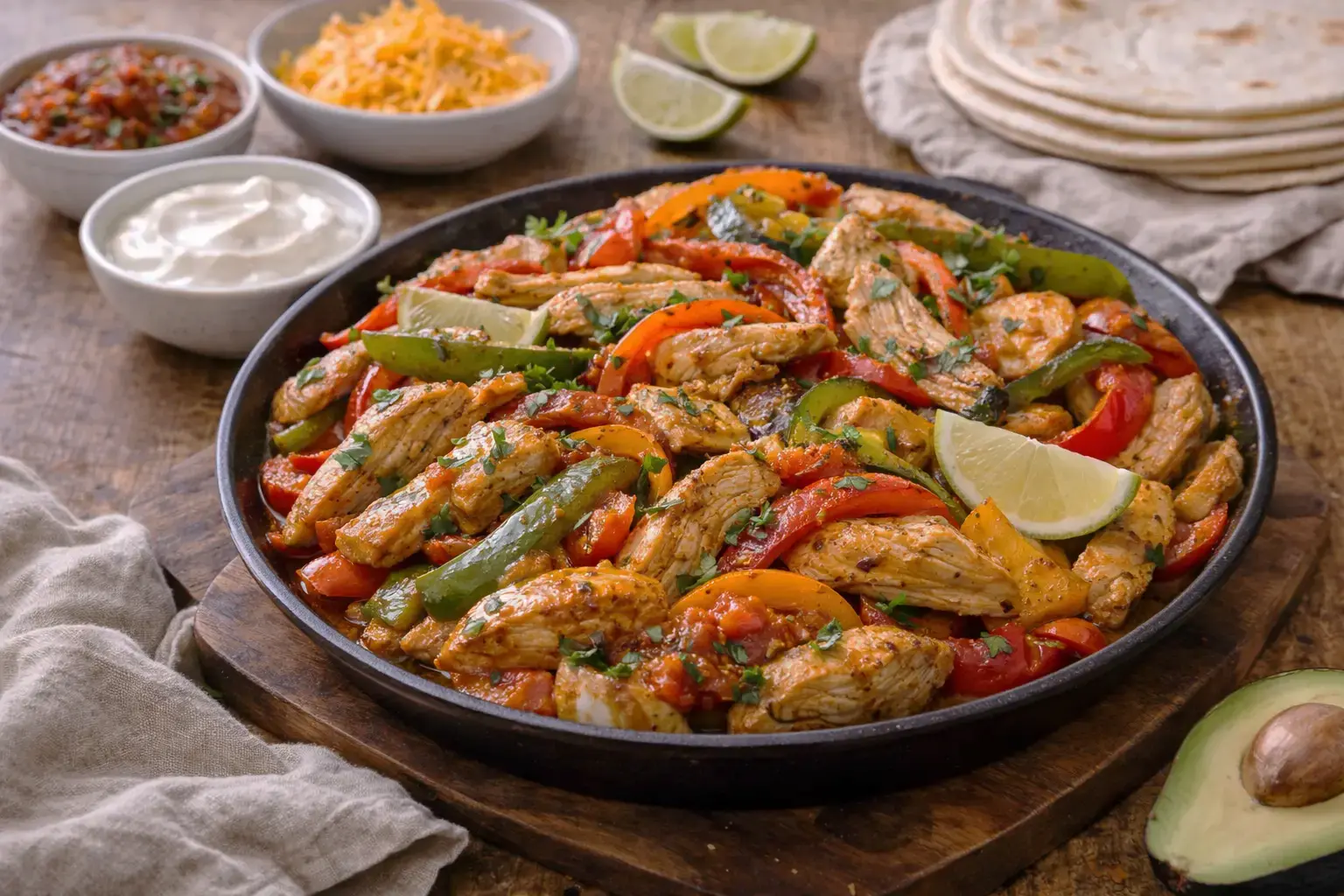 Tavuklu Fajita Tarifi: Meksika Usulü Lezzet