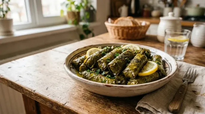 Zeytinyağlı Yaprak Sarması Tarifi