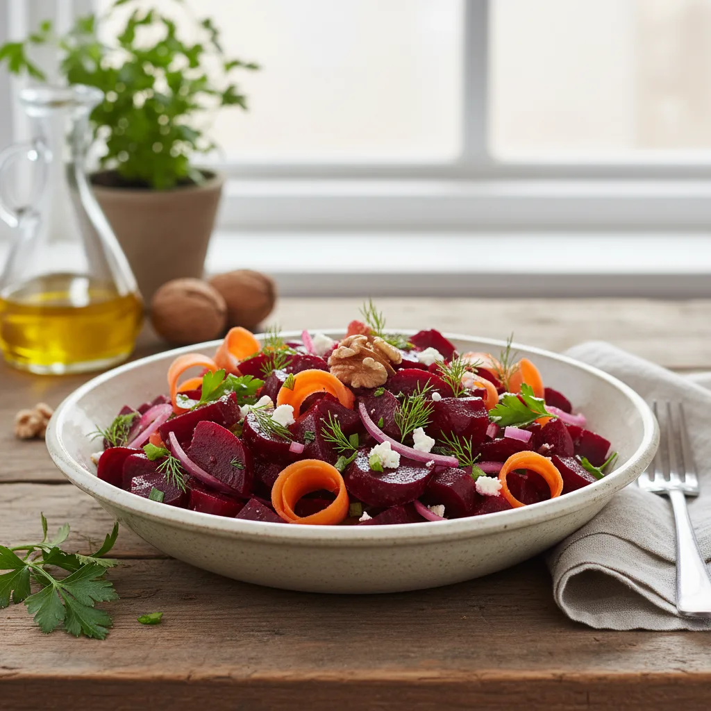 Kırmızı Pancar Salatası Tarifi