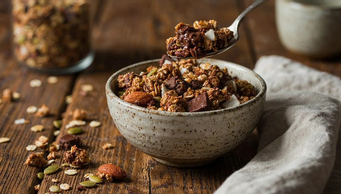 Çikolatalı Granola Tarifi