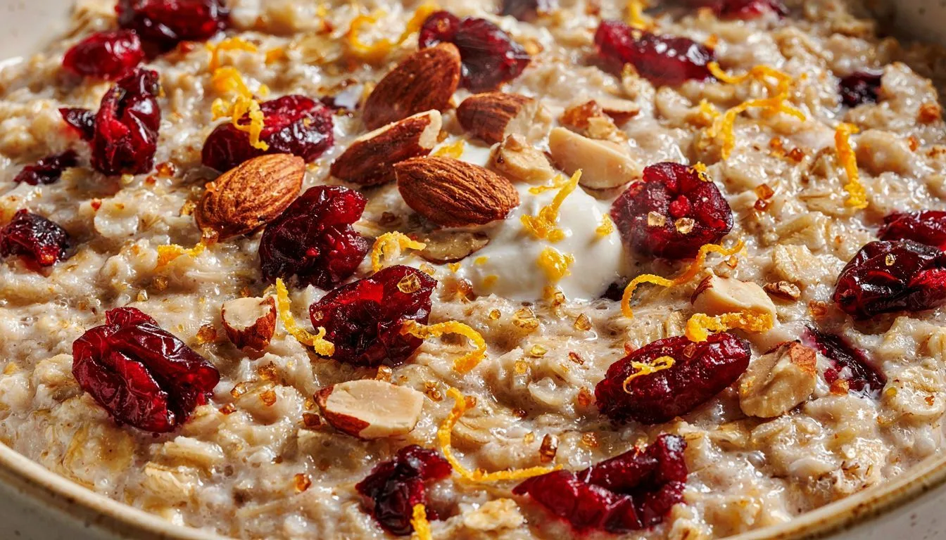 Cranberry Orange Oatmeal Recipe