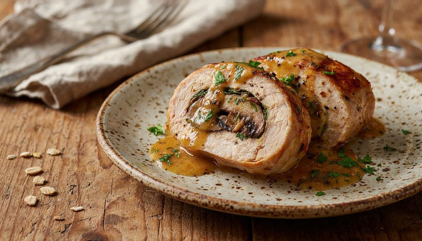 Hardallı Mantarlı Tavuk Sarma Tarifi