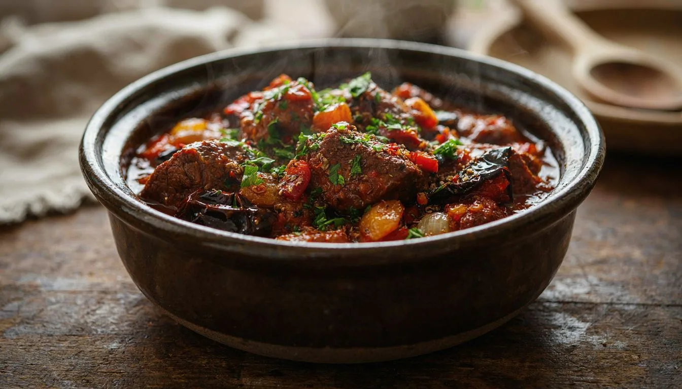 Köz Biberli Dana Güveç Tarifi