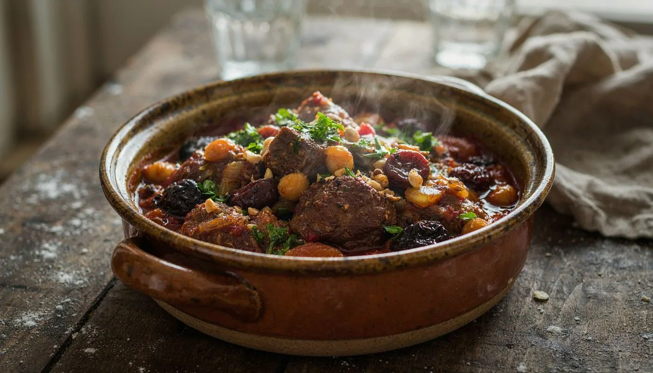 Kuru Meyveli Kuzu Güveç Tarifi