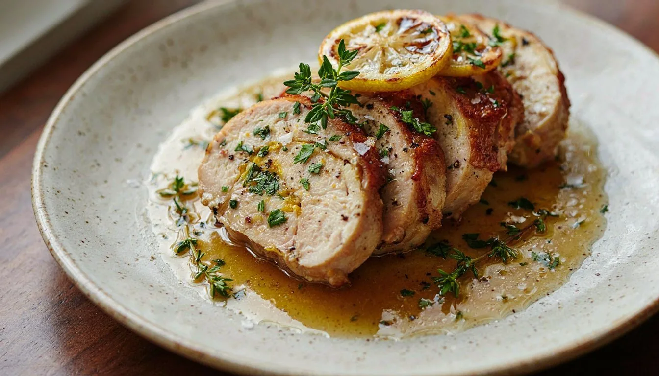 Limonlu Kekikli Tavuk Sarma Tarifi