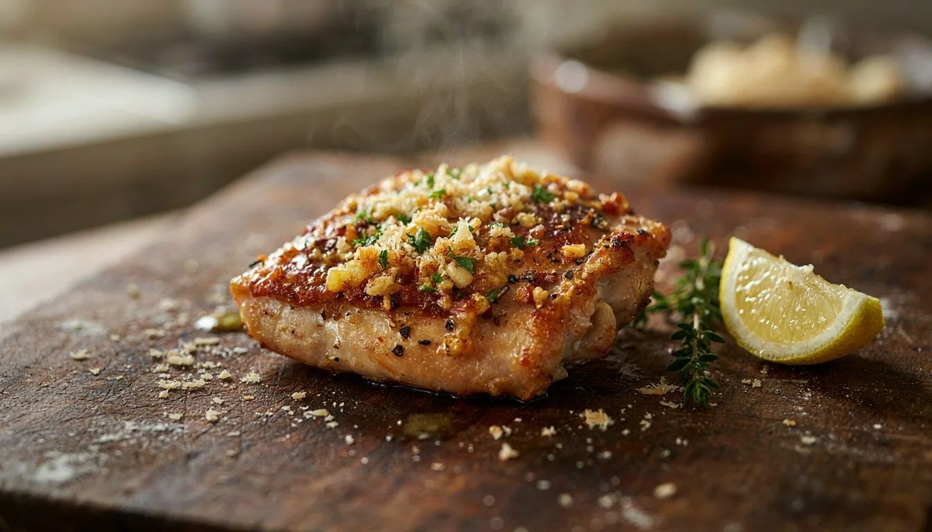 Sarımsaklı Parmesanlı Tavuk Pirzola Tarifi