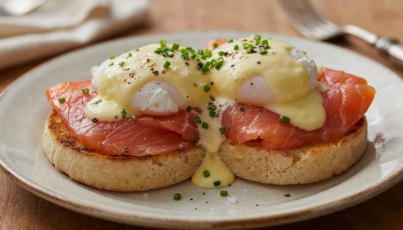Smoked Salmon Eggs Benedict Recipe