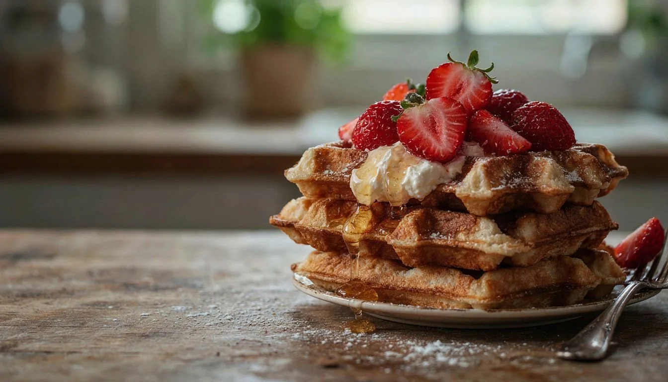Strawberry Waffles Recipe