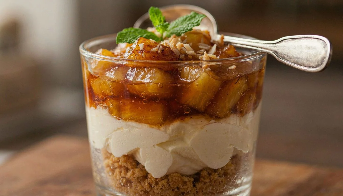 Ananas Kompostolu Kup Tatlısı Tarifi