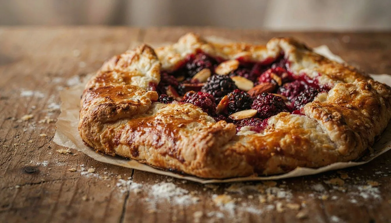 Bademli Böğürtlen Galette Tarifi