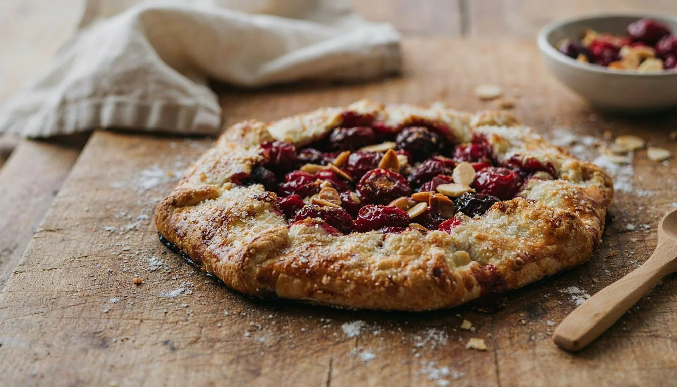 Bademli Kiraz Galette Tarifi