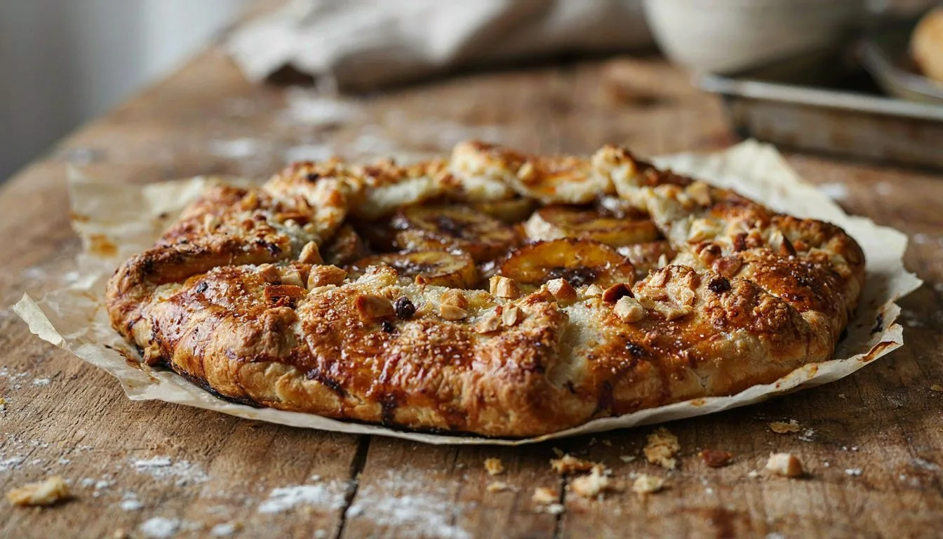 Bademli Muz Galette Tarifi