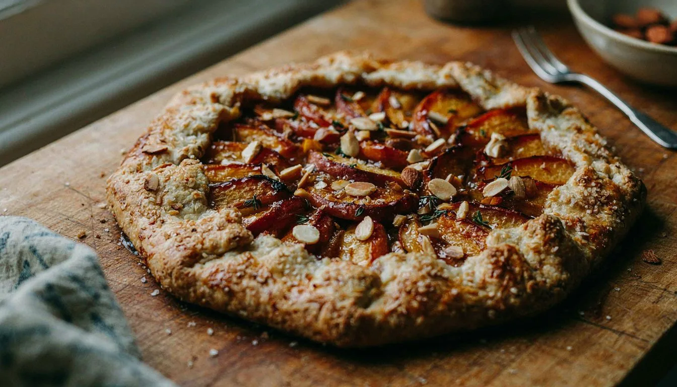 Bademli Şeftali Galette Tarifi