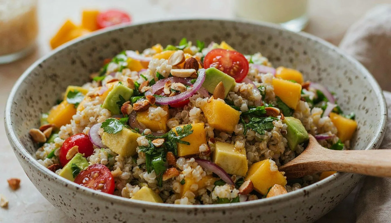 Mango ve Avokadolu Bulgur Salatası Tarifi