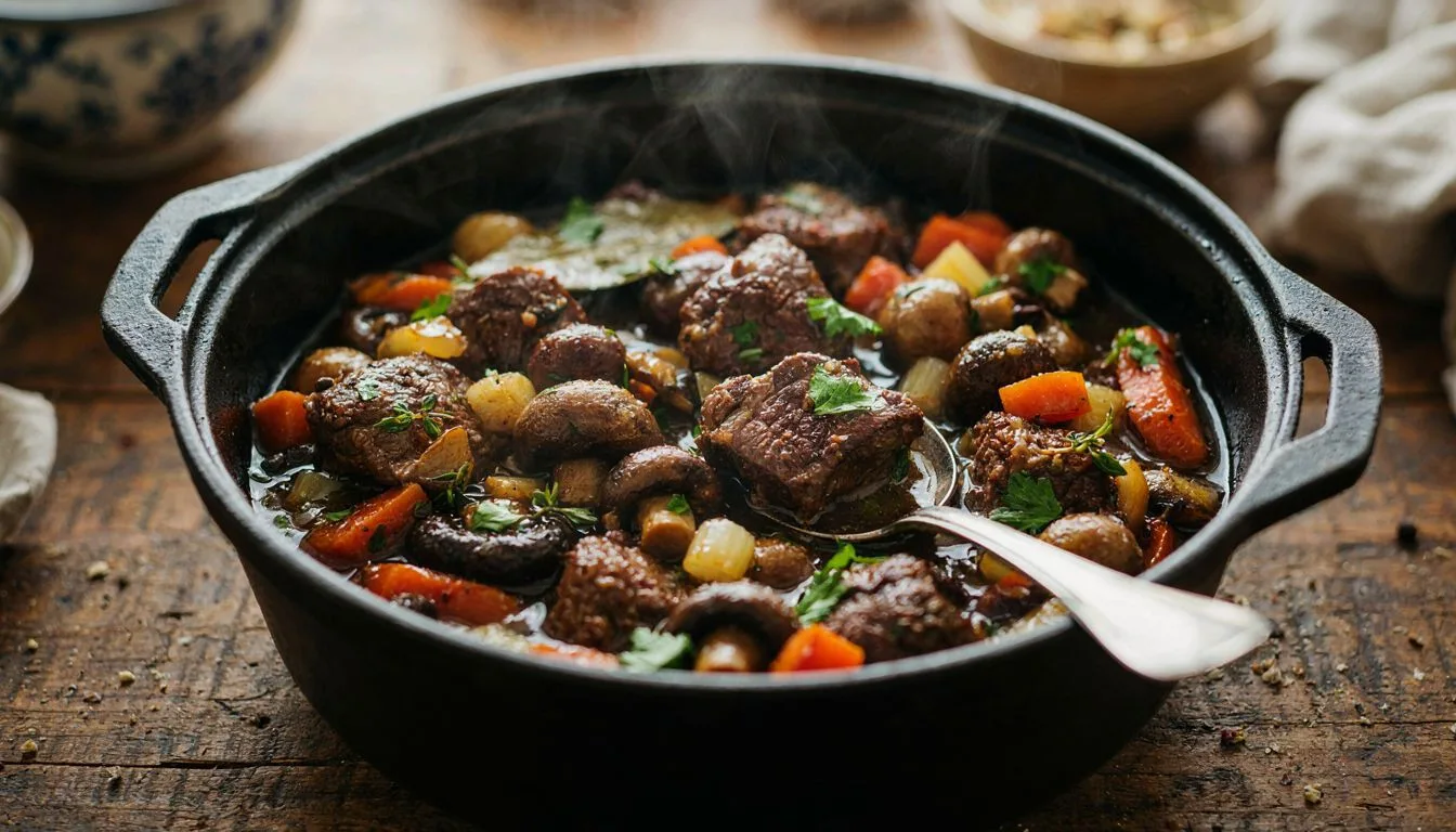 Mantarlı Dana Yahni Tarifi