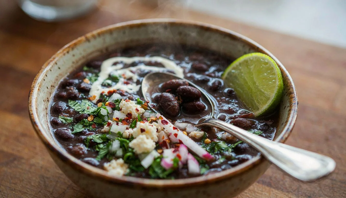 Meksika Siyah Fasulye Çorbası Tarifi