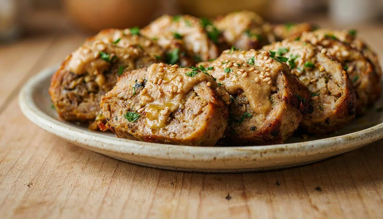 Tahin Soslu Tavuk Sarma Tarifi