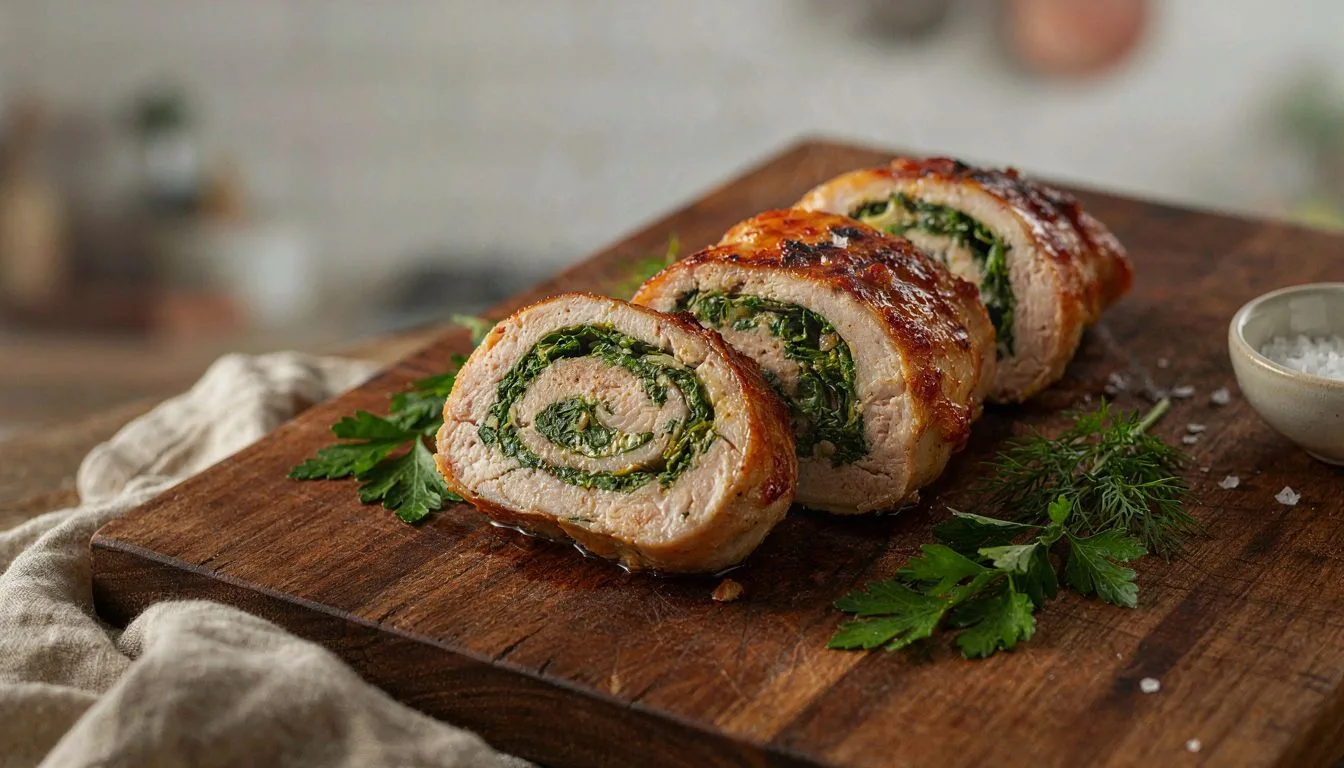 Taze Otlu Tavuk Sarma Tarifi