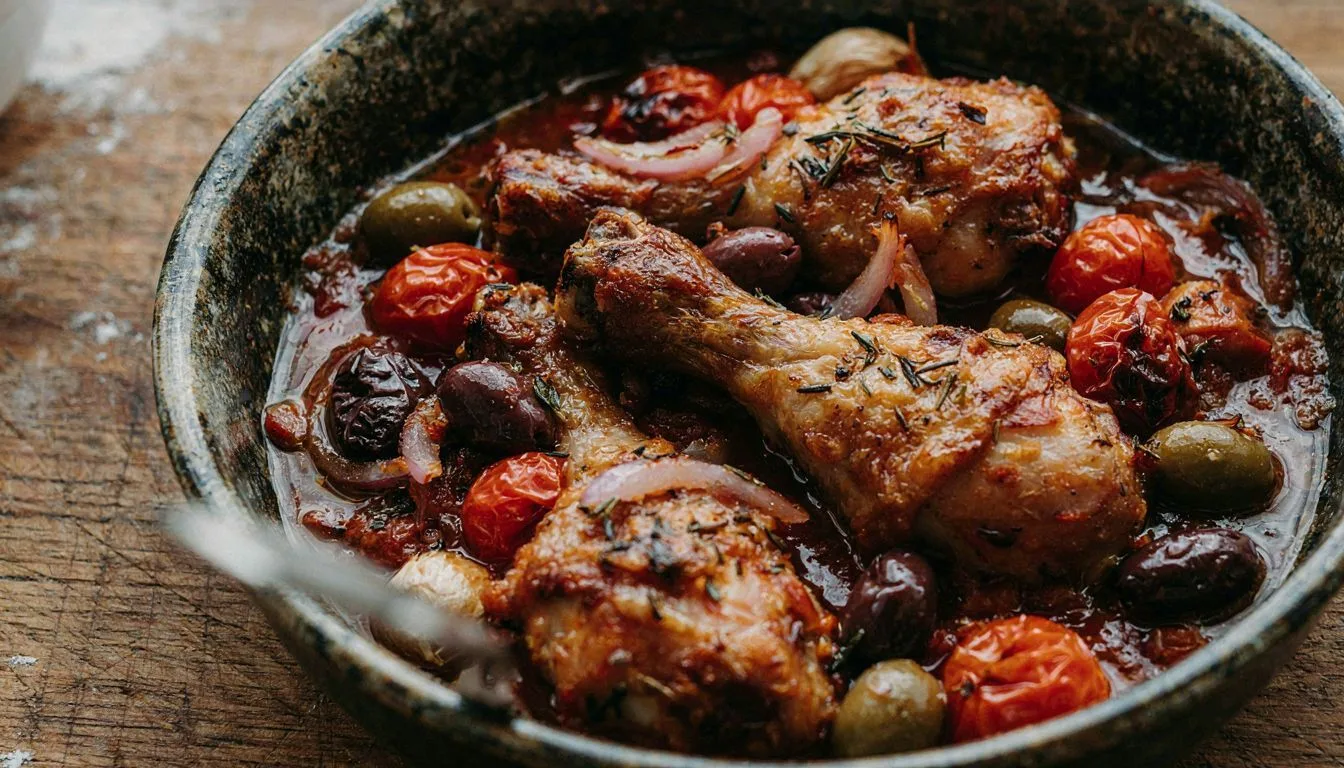 Zeytinli Domatesli Tavuk Baget Tarifi